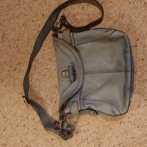 Vintage turquoise Fossil purse